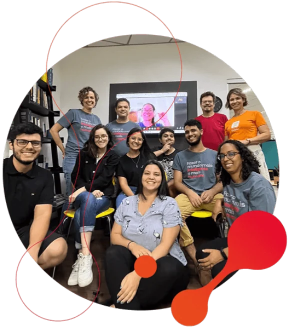 Participantes e equipe de uma edição do Desafio UniSoma