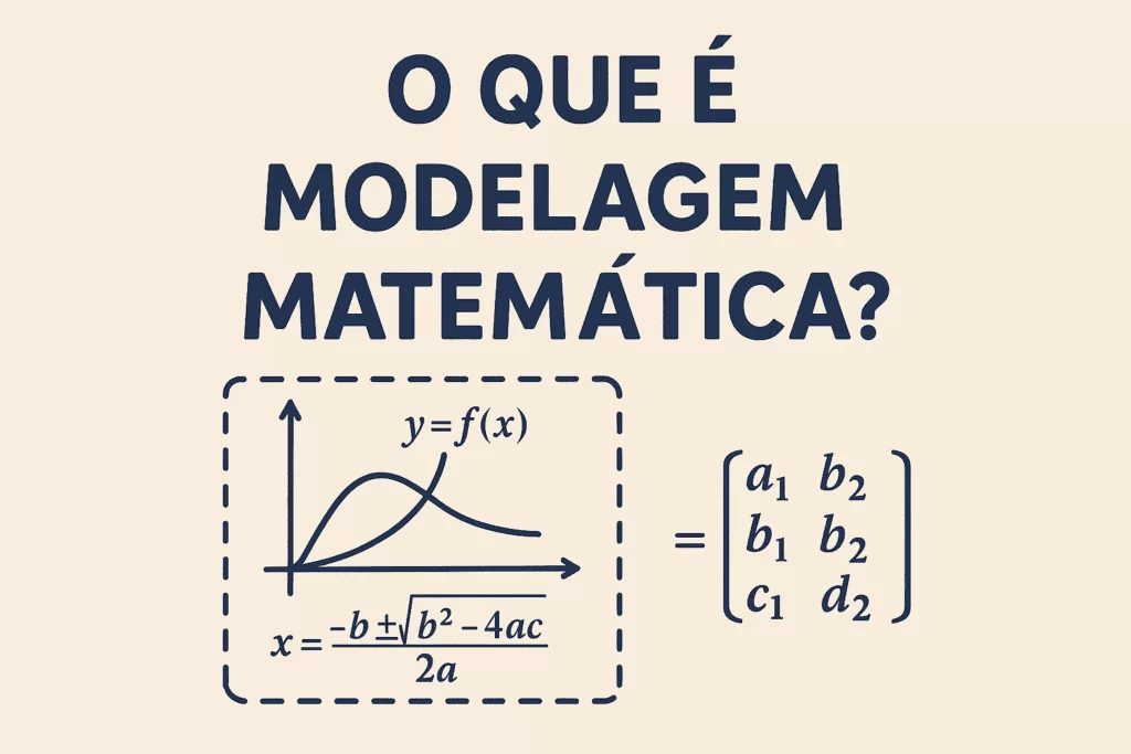 Imagem sobre o que é modelagem matemática.