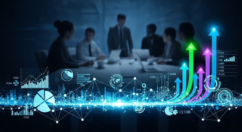 Benefícios de adotar uma cultura data-driven: eficiência, inovação, agilidade, precisão e vantagem de mercado.